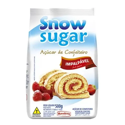 ACUCAR MAVALERIO SNOW SUGAR confeiteiro 500G