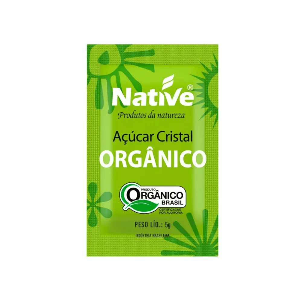 ACUCAR NATIVE SACHE 200/5G CRISTAL ORGANICO